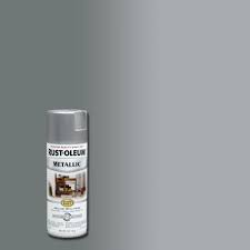 Rust Oleum Stops Rust 11 Oz Metallic Silver Protective Spray Paint 6 Pack 7271830 The Home Depot