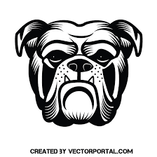 Black And White Bulldog Clipart Bulldog Vector Clip Art Art Bulldog Bulldog Mascot