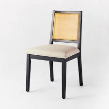 oak park cane dining chair beige
