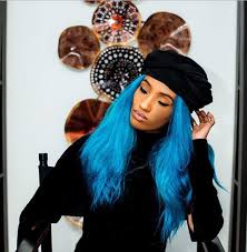 She was caucasian and slender. Dija Shares Photos Of Blue Hair On Instagram Fabwoman
