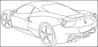 Printable Sport Car Coloring Pages Printable Coloring Pages Of Sports Cars Coloring Home Printable Car Sport Pages Coloring 10188 Disegni Disegni A Matita