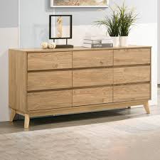 Explore the collection of stylish brown chest of drawers. Kodu Natural Anderson 9 Drawer Chest Reviews Temple Webster