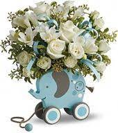 Fresh fruit gifts for new babies. 14 Baby Boy Arrangements Ideas Flower Arrangements New Baby Flowers Floral Arrangements