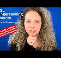 Secret 6: Double Letters: Examples (Left-Handed) *Fingerspelling Secrets* #asl #fingerspelling