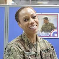 Command Sgt. Maj. Lisa Haney, 23rd Quartermaster Brigade