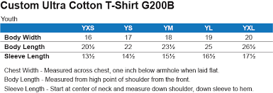 product detail and size chart