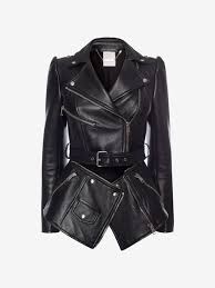 Shop Women S Zipped Biker Jacket From The Official Online Store Of Iconic Fashion Designer A Vegan Leather Jacket Fur Collar Leather Jacket Real Leather Jacket