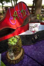 Phish Themed Wedding Antique Guitar Case Used To Collect Cards At Our Wedding 5 25 13 Concert Themed Wedding Phish Wedding Seating Chart Wedding