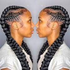 23 Stylish Ways To Wear 2 Feed In Braids Page 2 Of 2 Stayglam Feed In Braids Hairstyles Two Braid Hairstyles Braided Hairstyles