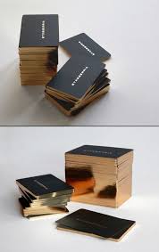Fresh ideas from the design blog. The Gold Foil Edge Foil Business Cards Gold Foil Business Cards Business Card Design