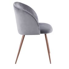 Contemporary Gray Velvet And Walnut Dining Room Chair Set Of 2 Luna Rc Willey Furniture Stor In 2020 Velvet Dining Room Chairs Velvet Dining Chairs Dining Chairs