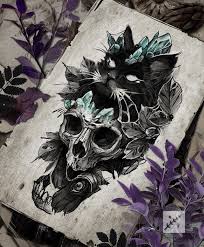 Romantic goth hopeless romantic goth tattoo tattoos tattoo designs gothic tattoo tatuajes tattoo tattooed guys. Pin By Emily Taylor On Skull Art Cat Tattoo Designs Gothic Tattoo Black Cat Tattoos