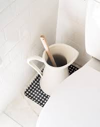 Aha Hack 3 Clever And Attractive Ways To Store The Toilet Brush The Organized Home Toilet Brush Decor Essentials Everyday Essentials Products
