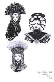 Sw Royal Naboo Black Zeichnungen Charakter Kunst Kunst