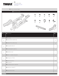 Can i get the locks replaced? Thule Roof Rack Installation Instructions Manualzz
