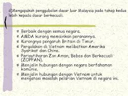 · menggalakkan pembangunan dan kemajuan ekonomi. Bab 9 Malaysia Dalam Kerjasama Antarabangsa Perang Dunia