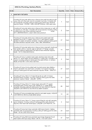 Following are the commonly used sanitary fittings for buildings: Https Silo Tips Download Boq For Plumbing Sanitary Works