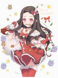 View, comment, download and edit nezuko minecraft skins. Merry Christmas Nezuko Fashion T Shirt By Hikaristore Redbubble Anime Christmas Anime Anime Demon