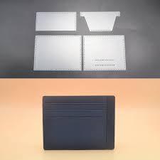 Make your own card online. Diy Pvc Stencil Template For Making Small Card Holder Leather Craft Sewing Pattern Mini Wallet Sewing Patterns Aliexpress