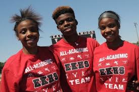 2017 Division 1 girls track state champions and all-state finishers