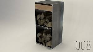 design metallmobel kaminholzaufbewahrung brennholzregal innen wohnzimmer draussen stahlmobel stahlzart kamin holz aufbewahrung brennholz lagerung metallmobel