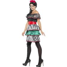 El día de los muertos, le jour des morts, c'est un évènement festif au mexique. Deguisement Catrina Mexicaine Femme
