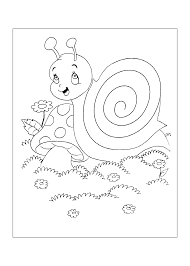 Desenhos Para Imprimir E Colorir De Caracois