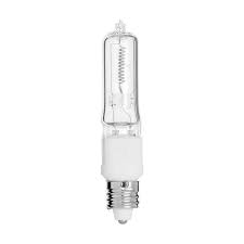 Satco 100 Watt Mini Candelabra Clear Halogen Light Bulb 6t444 Lamps Plus