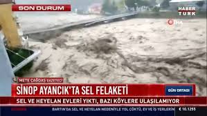 Sel sularına kapılan bir araç sürüklendi. A9lsaqst10admm