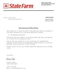 Insurance Policy Verification Letter State Farm Insurance Insurance Policy Car Insurance