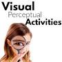 Visual perception activities online from www.pinkoatmeal.com