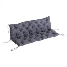 Coussin Matelas Assise Dossier Pour Banc De Jardin Balancelle Canape 3 Places Grand Confort 150 X 98 X 8 Cm Gris Gifi Aos En 2020 Coussin Matelas Banc Jardin Matelas