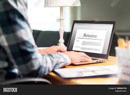 Without a resume that demands attention, you won't get a call, email. Man Writing Resume Cv Image Photo Free Trial Bigstock