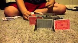 Try to use non plastic cards (they're slippery!) or even better, try using tarock cards at the beginning, they are big and way easier to build with. How To Make A Super Strong Card Tower Youtube