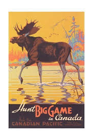 Canada Travel Poster Moose Posters Allposters Com In 2020 Vintage Poster Art Vintage Posters Posters Canada
