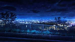 This page is about a sword. Night Sky City Anime Scenery 4k Wallpaper 6 2599