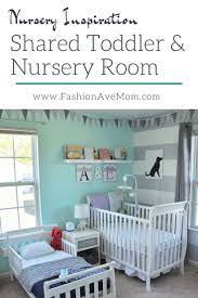 Shared Boy Girl Toddler And Nursery Room Fashionavemom Kids Rooms Shared Toddler And Baby Room Baby And Toddler Shared Room