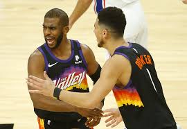 Nike nba chris paul phoenix suns 20/21 city edition authentic jersey vaporknit. Phoenix Suns Chris Paul Devin Booker Should Both Be Nba All Stars