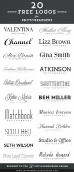 20 Free Photographer Logos Using Free Fonts Font Ideas Photography Logo Design Photography Logos Photographer Logo