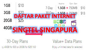 Daftar harga paket internet harian telkomsel. Cara Daftar Paket Internet Singtel Di Singapura 2020 Warga Negara Indonesia