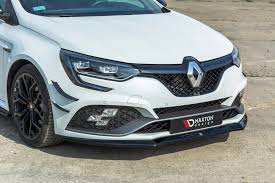 The sport version of renault megane: Front Splitter V 2 Renault Megane Iv Rs Our Offer Renault Megane Rs Mk4 Maxton Design