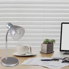 Nisa Luce Modern Krom Spiralli Masa Lambasi Gri Modern Masa Lambasi Gri
