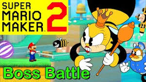 The game isn't mine, neither is the. Mario Maker 2 How To Make A Wally Warbles Boss Battle Mario Maker Boss Ideas Cuphead Bosses Invidious
