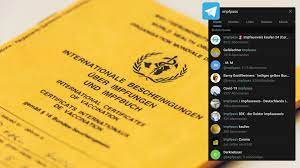 Erste vorboten kommen schon zum ende der woche und fragen, ob sie ihren digitalen impfpass haben können. Impfpass Von Telegram Apotheke Adhoc