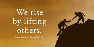 We rise by lifting others. be nice to people. Roy T Bennett Twitterissa We Rise By Lifting Others Robert Ingersoll Quote Inspiration Https T Co Nwc3acf5ft Twitter
