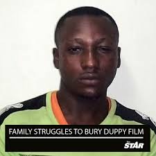 Unlike other notorious gangsters, there will be no splendour at the funeral  of Marlon 'Duppy Film' Perry