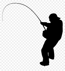 Download Fishing Png V Silhouette Of Man Fishing Transparent Png Vhv
