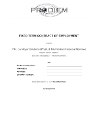 What is a contract of employment? Fixed Term Employment Contract How To Draft A Fixed Term Employment Contract Download This Fixed Term Employment Cont Contract Template Templates Employment