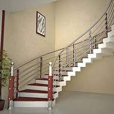 Stainless steel handrail,metal railing for outdoor indoor stairs adjustable angle h hukoer metal balustrade hand railing with complete kit round pipe tube brushed rail bars for elderly and disabled $129.00 $ 129. Silver Bar Stainless Steel Design Railing Rs 200 Piece Imperio Railing Systems Id 9040355355