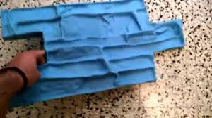 Stampo per intonaco/muro stampato, in poliuretano. Stampo Finta Pietra Per Muro Stampato Intonaco Stampato Everest Youtube